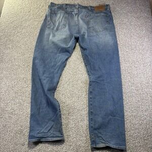 Levis 501 93 Jeans Mens 38x32 Blue Medium Wash Regular Straight Button Fly